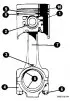 Connecting rod and piston group — assembly