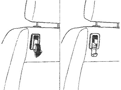 Держатель в спинке сидения