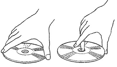 Proper handling of compact discs
