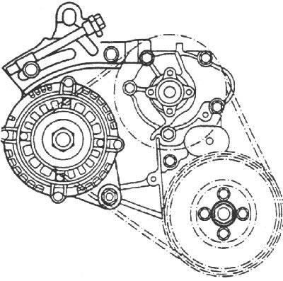 Как снять генератор гетц Alternator Drive Belt Tension Adjustment (Hyundai Getz 2002-2011: Power unit: En