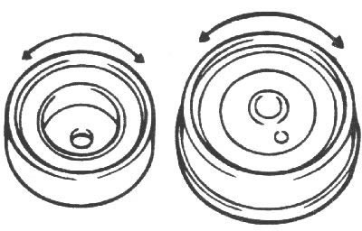 3. Замените ролики при наличии утечки…