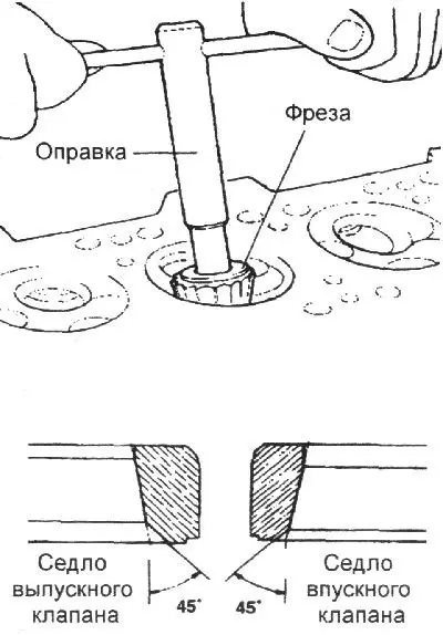 Before machining the valve seat, check the valve guide for wear. If the valve…