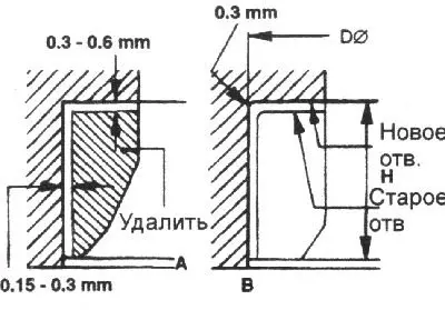 1. Any valve seat insert that has worn to the limit must be replaced at room…