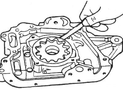 5. Щупом измерьте зазор между внешней…