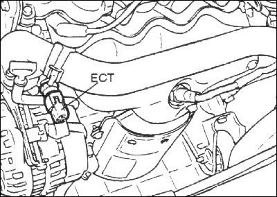 Датчик температуры охлаждающей жикости…