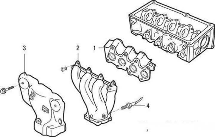 Элементы системы выпуска, расположенные…
