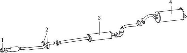 Приемная труба и глушители системы…