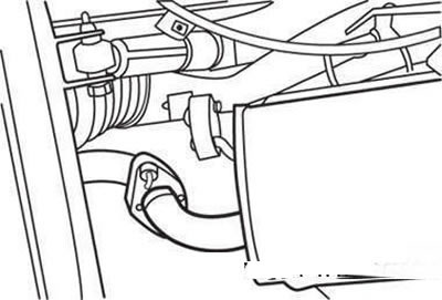 Фланец крепления основного глушителя к…