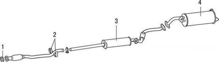 Приемная труба и глушители системы…