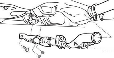 Элементы крепления приемной трубы…