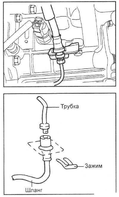Проверьте шланг и трубку на отсутствие…