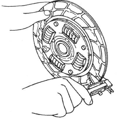 2. Проверьте толщину ведомого диска в…