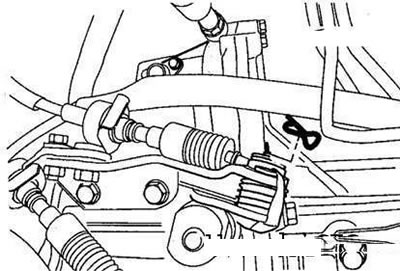 Стопорный шплинт наконечника троса…