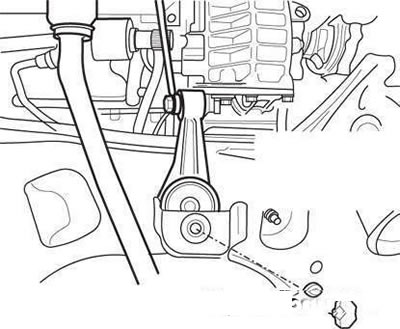 Болт крепления заднего кронштейна…