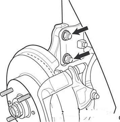 Гайки крепления стойки подвески к…