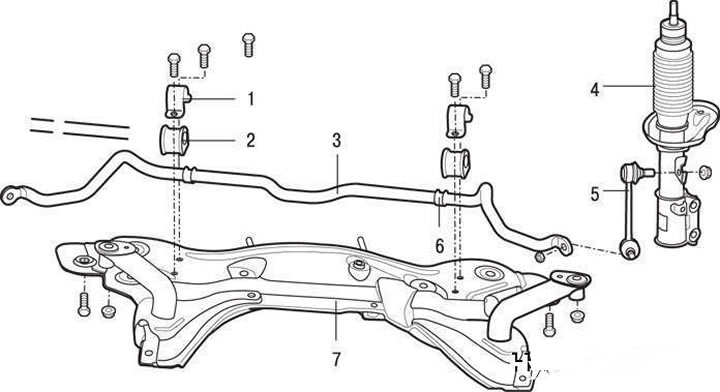 Штанга стабилизатора поперечной…