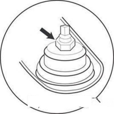 Гайка верхнего крепления амортизатора