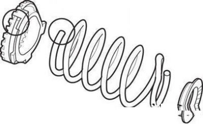 Верхняя опорная чашка пружины