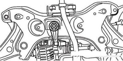 Крепления заднего кронштейна подвески…