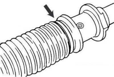 Хомут крепления защитного чехла рейки