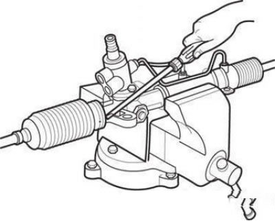 Хомут крепления защитного чехла рейки