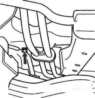 Болт зажима крепления сливного…