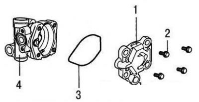Насос гидроусилителя: 1 – крышка…