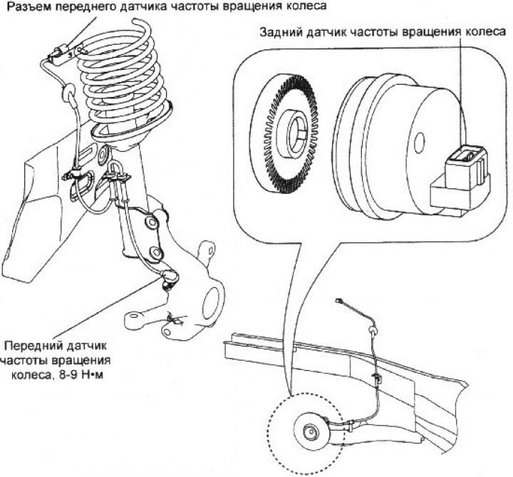 1. Выверните болт крепления переднего…
