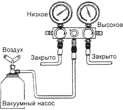 1. Двигатель должен выключен.
