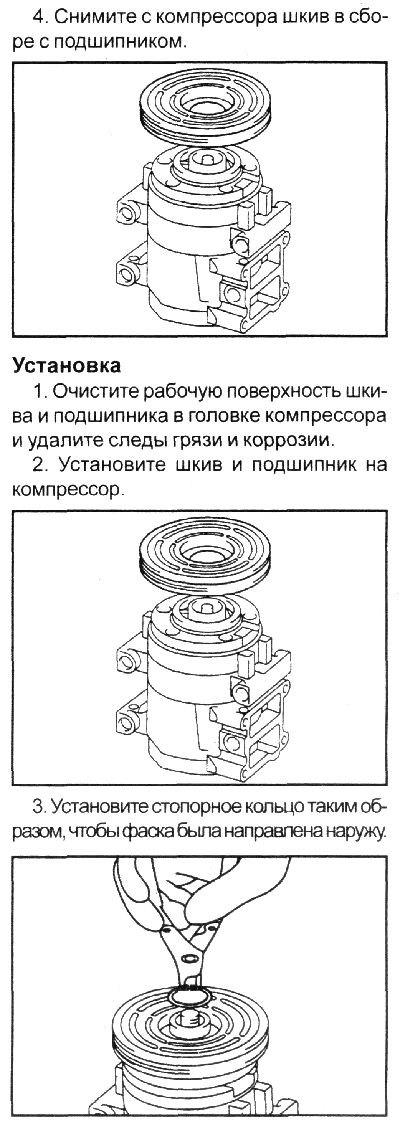 Компрессор кондиционера автомобилей с…