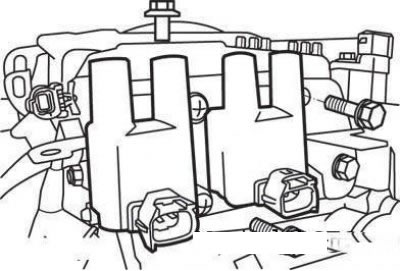 Крепление катушки зажигания двигателей…