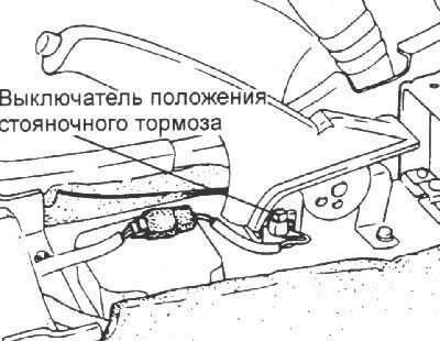 Выключатель положения стояночного…
