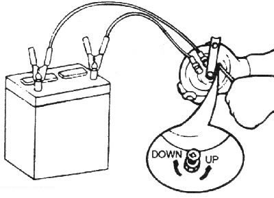 Предупреждение! После регулировки…