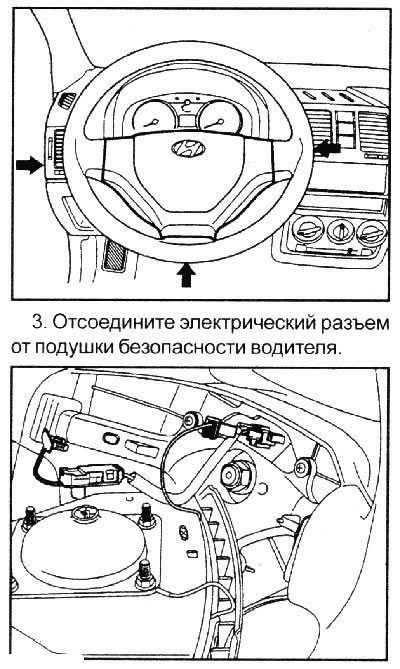2. Выверните три болта крепления…