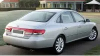 Hyundai Grandeur IV, pogled straga