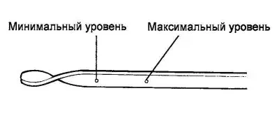 Ориз. 2.1. Щека за измерване на маслото