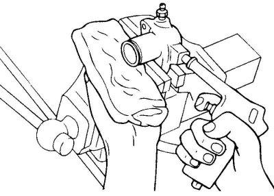 Fig. 3.26. Removing the piston from the…