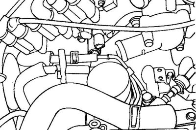 Fig. 3.93. Oil cooler hoses