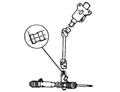 Fig. 3.95. Steering shaft cardan joint