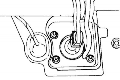 Fig. 6.11. Brake booster mounting nuts