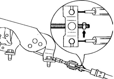 Fig. 6.55. Parking brake cable lever…