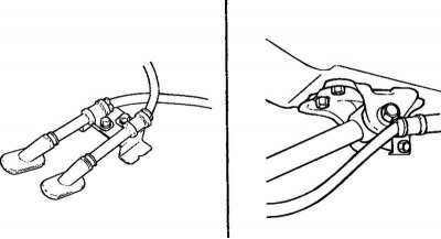 Fig. 6.58. Fastening the parking brake…