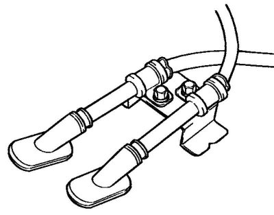 Fig. 6.61. Fastening the parking brake…