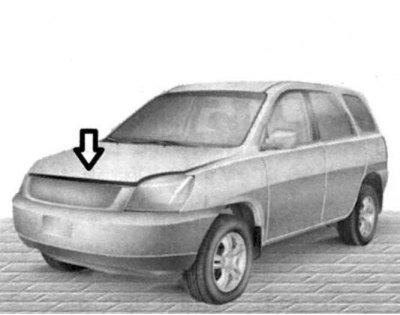Мал. 1.26. Зачыненне капота