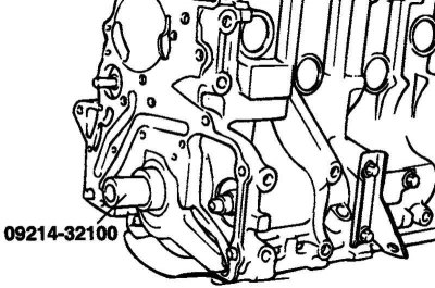 Рис. 2.106. Установочные на коленчатый вал специальной оправки