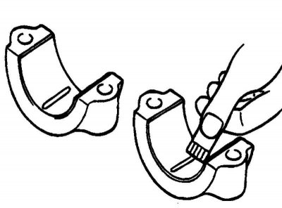 Fig. 2.116. Laying out the plastic gauge