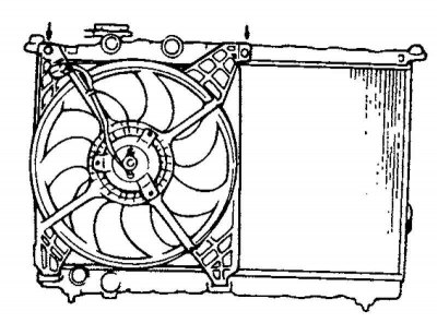 Rajz. 2.162. Radiátor ventilátor tartó