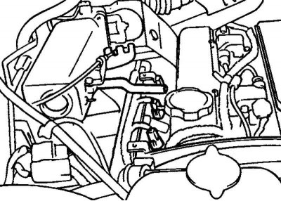 Рис. 2.180. Разъем жгута проводов топливных форсунок