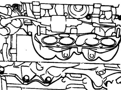 Рис. 2.182. Впускной коллектор в сборе