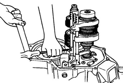 Fig. 3.13. Removing the locking pin…
